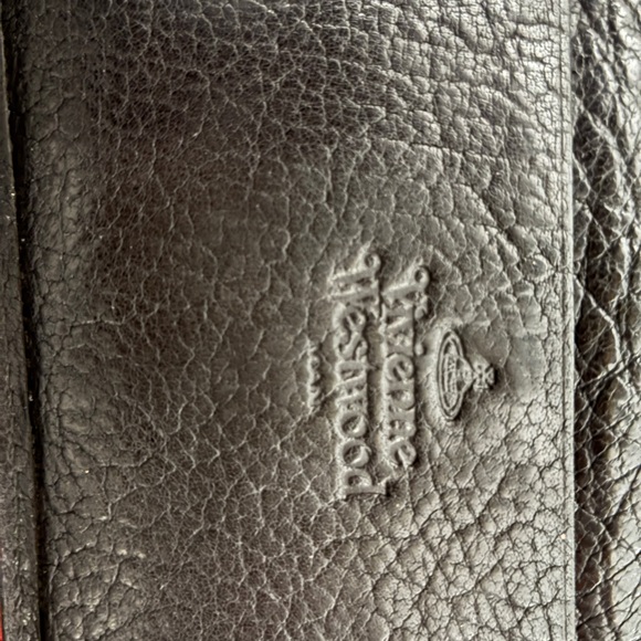 Vivienne Westwood Black Leather Wallet - Picture 4 of 5